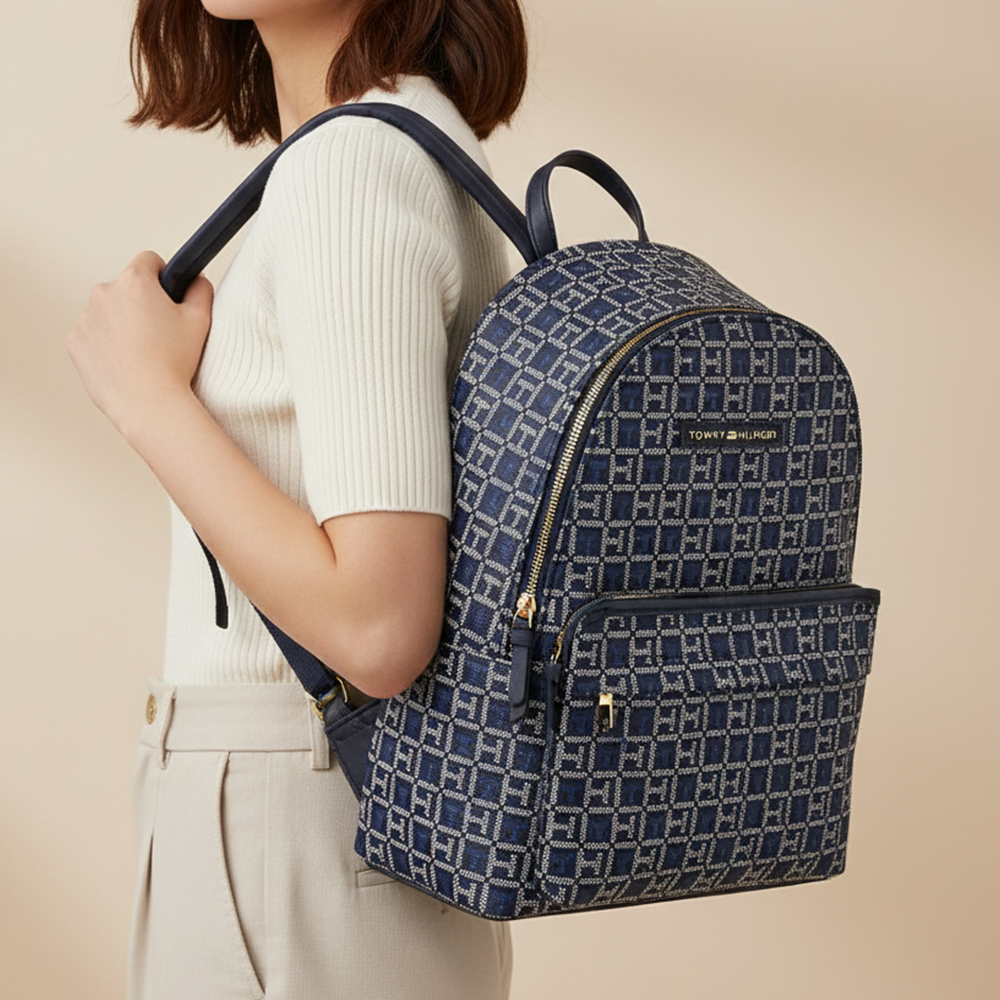 Tommy Hilfiger Bolso Backpack Monogram Navy
