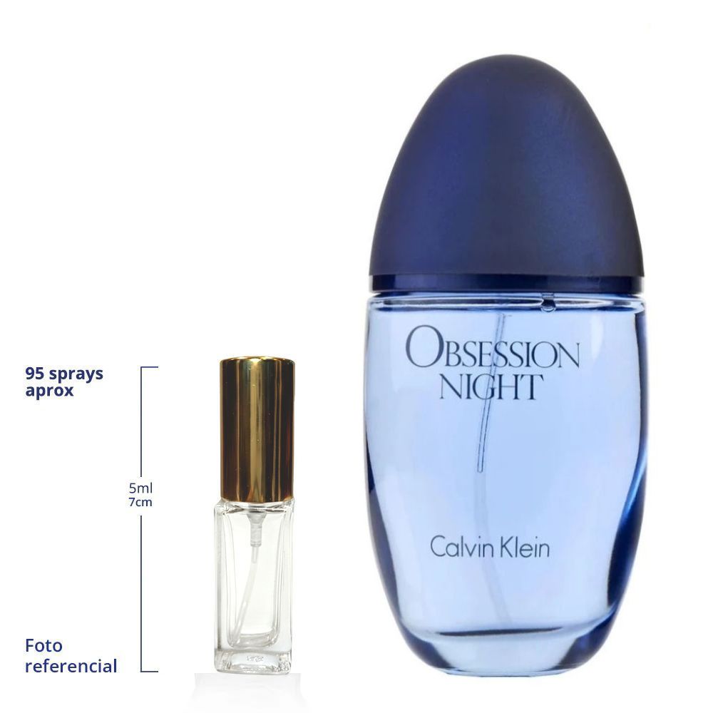 Calvin Klein Obsession Night Decant Travel Size Eau De Parfum For Woman