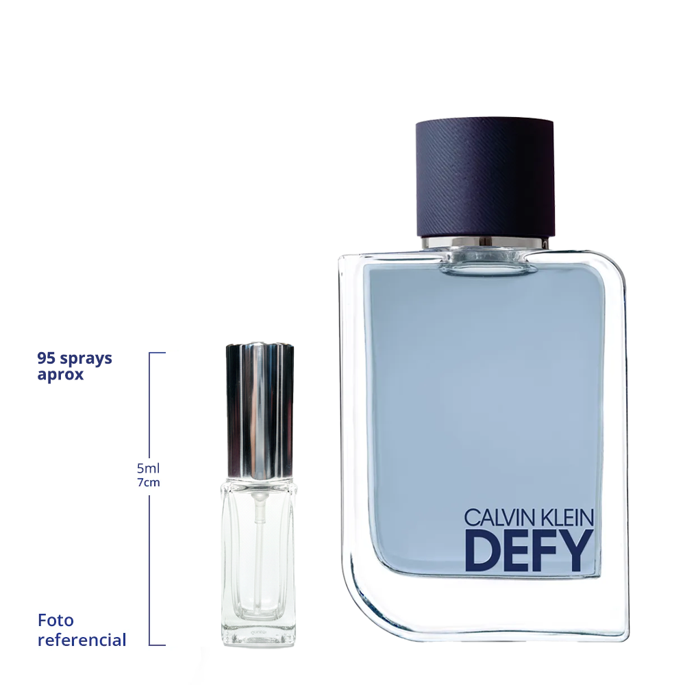 Calvin Klein Defy Decant Travel Size Eau De Toilette For Men