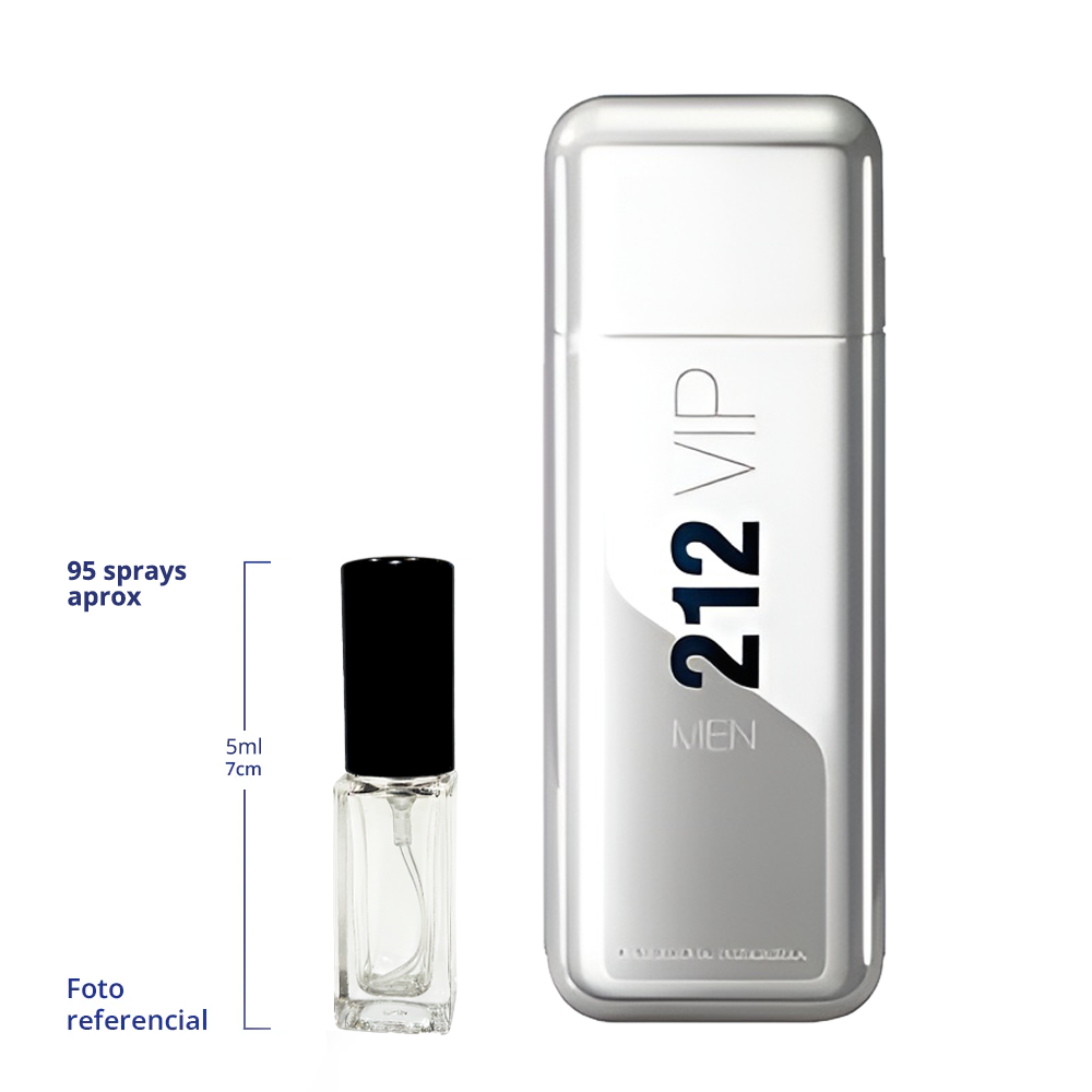Carolina Herrera 212 VIP Men Are You On The List? NYC Decant Travel Size Eau de Toilette For Men