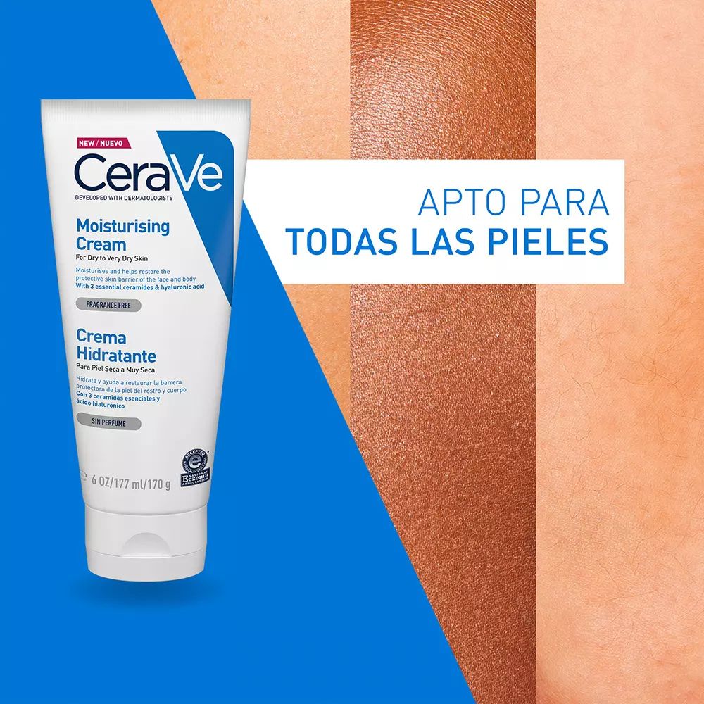Cerave Crema Hidratante para Piel Seca a Muy Seca 170g