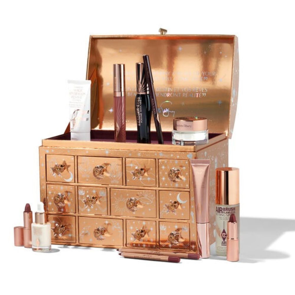 Charlotte Tilbury Advent Calendar 12 Days Beauty Treasure Chest Makeup And Skincare