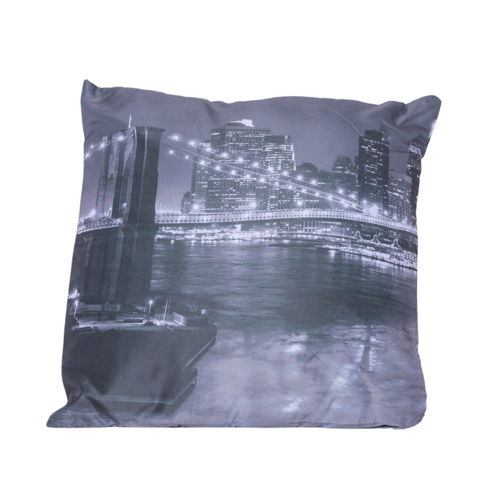 Cojin Decorativo Para Sofá con Diseño de Puente