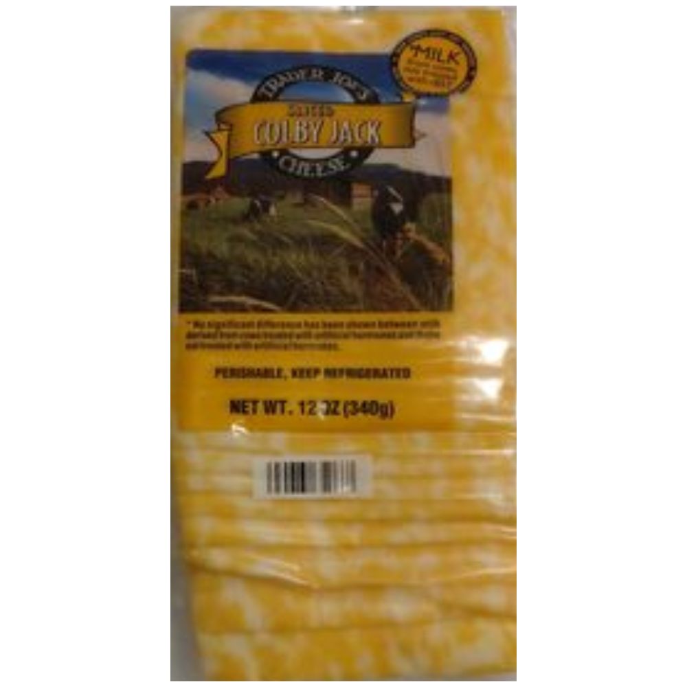 Trader Joe's Sliced Colby Jack Cheese 340gr