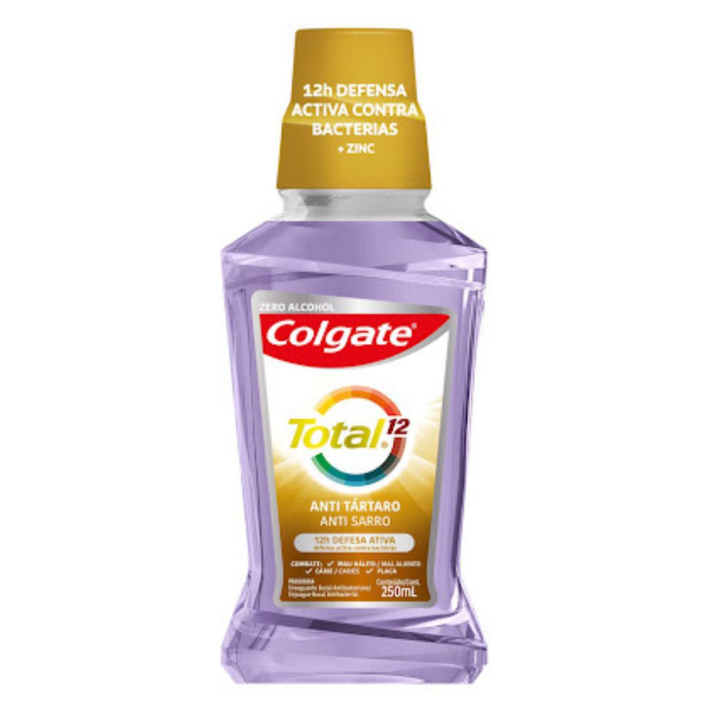 Colgate Enjuague Bucal Total 12 Anti Sarro 250ml