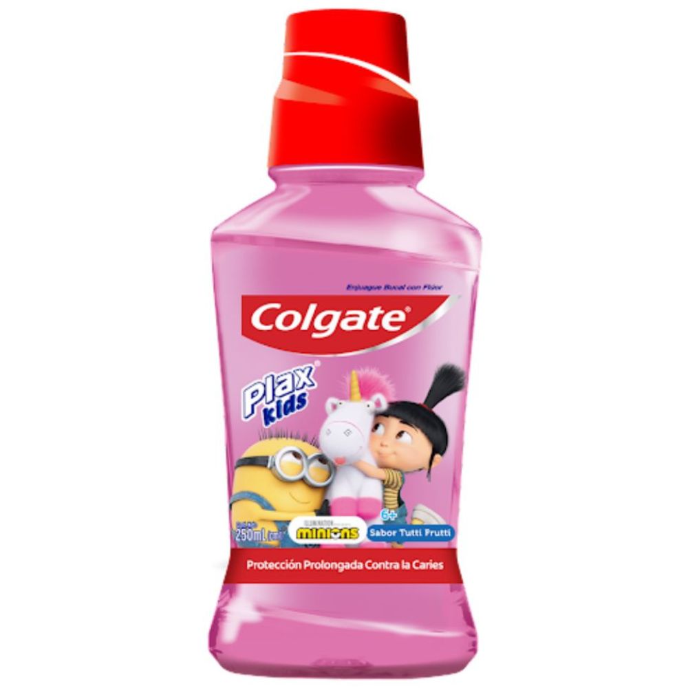 Colgate Enjuague Bucal Plax Agnes & Fluffy 250ml