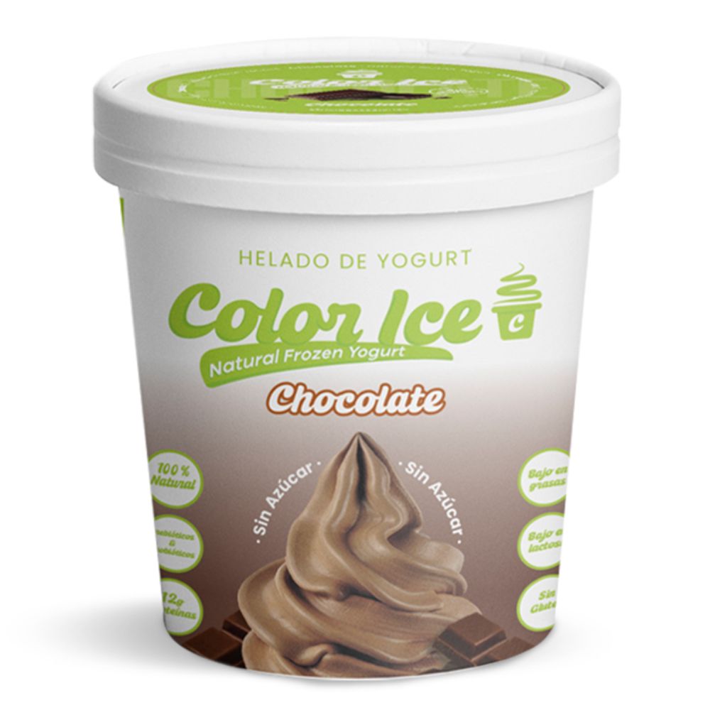 Color Ice Helado de Yogurt Chocolate 473ml