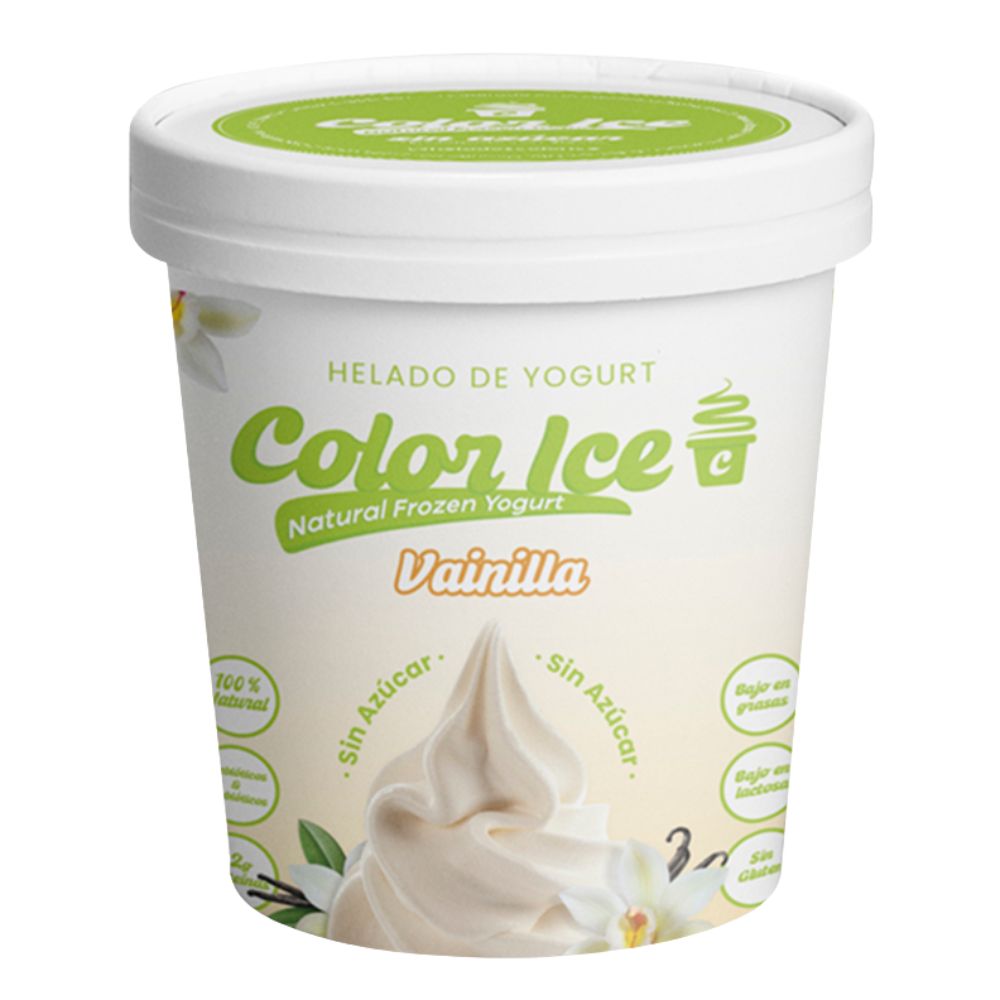 Color Ice Helado de Yogurt Vainilla 473ml