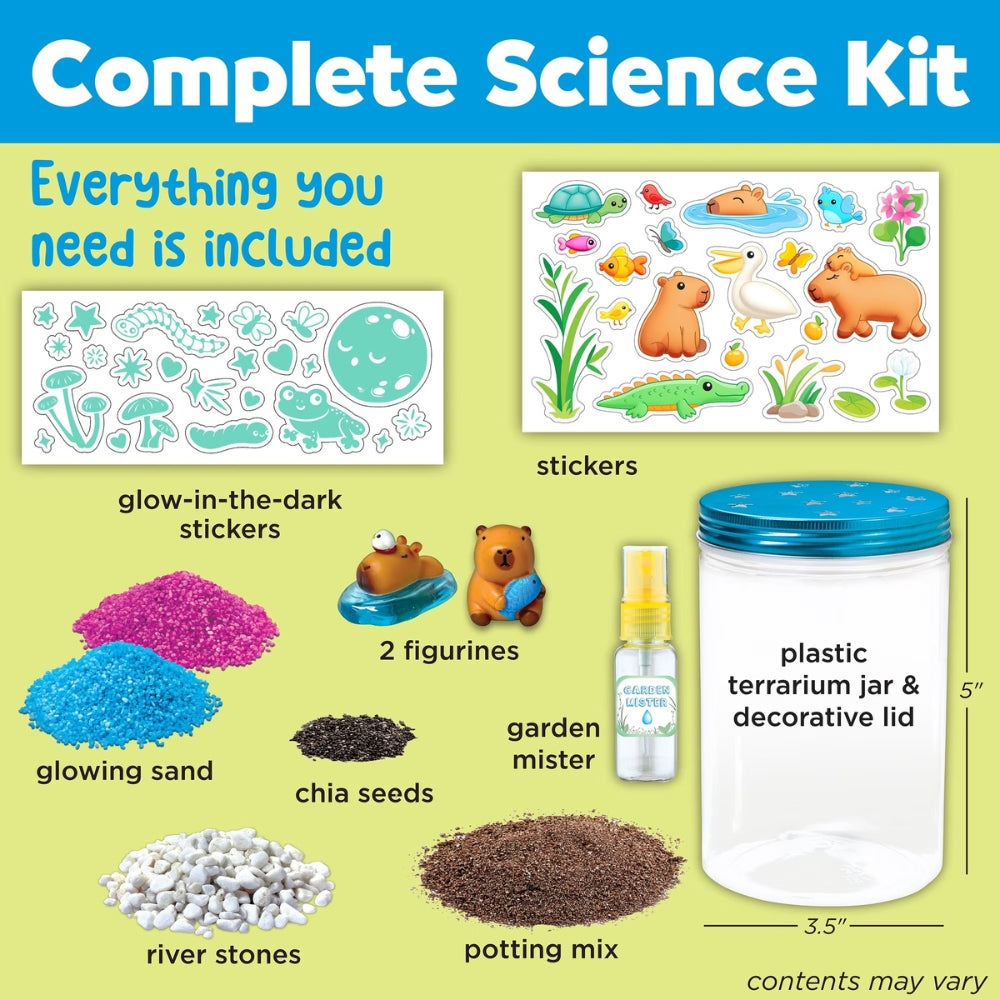 Creativity For Kids Grow'n Glow Terrarium Contents 6+