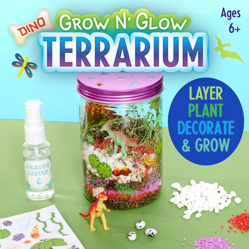 Creativity For Kids Grow'n Glow Terrarium Dinosaur 6+