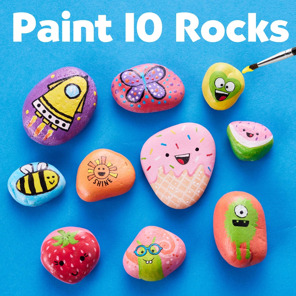 Creativity For Kids Hide & Seek Rock Painting Kit 6+