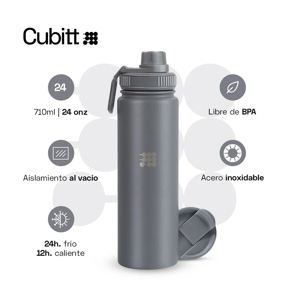 Cubitt Termo Hydro Bottle Wolf Gray