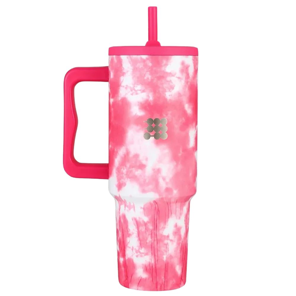 Cubitt Termo Tumbler Spill-Free Hot Pink Tie Dye