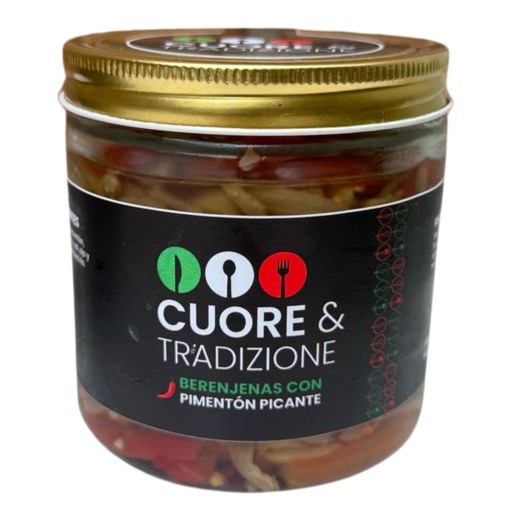Cuore & Tradizione Berenjenas con Pimenton Picante 500gr