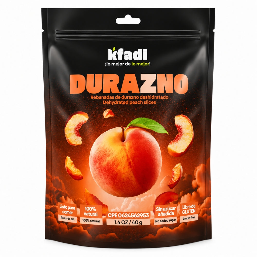 Kfadi Durazno Deshidratada 40gr