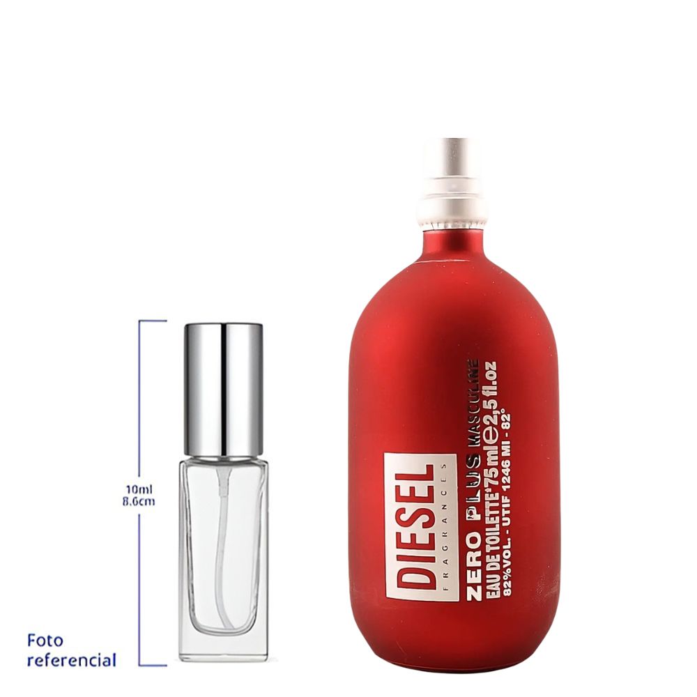 Diesel Zero Plus Masculine Decant Travel Size Eau De Toilette For Men
