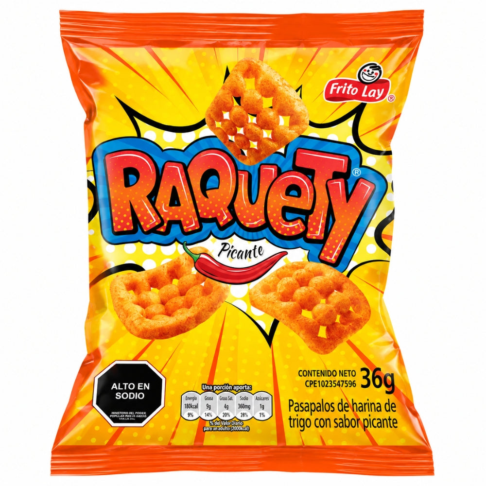 Raquety Sabor Picante 36gr