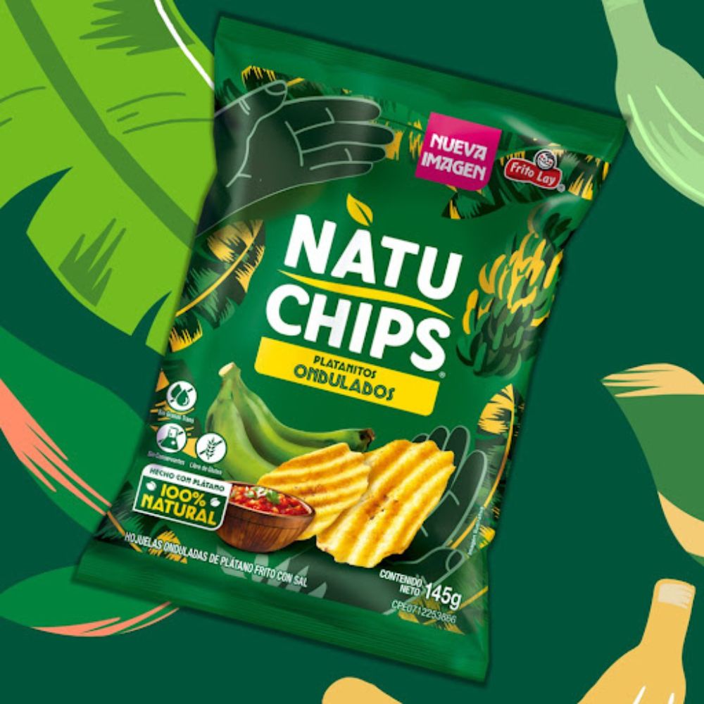 Natuchips Platanitos Ondulados 145g