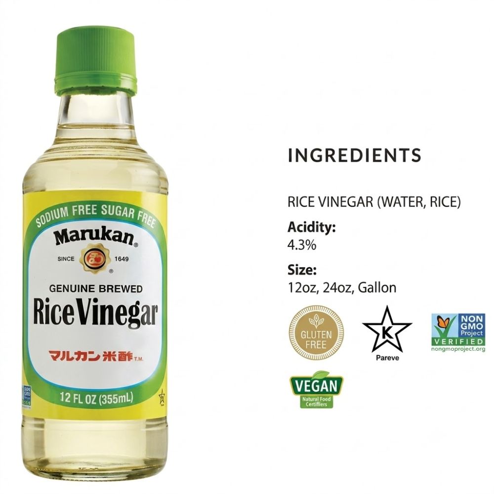 Maruka Rice Vinegar Genuine Brewed 355ml