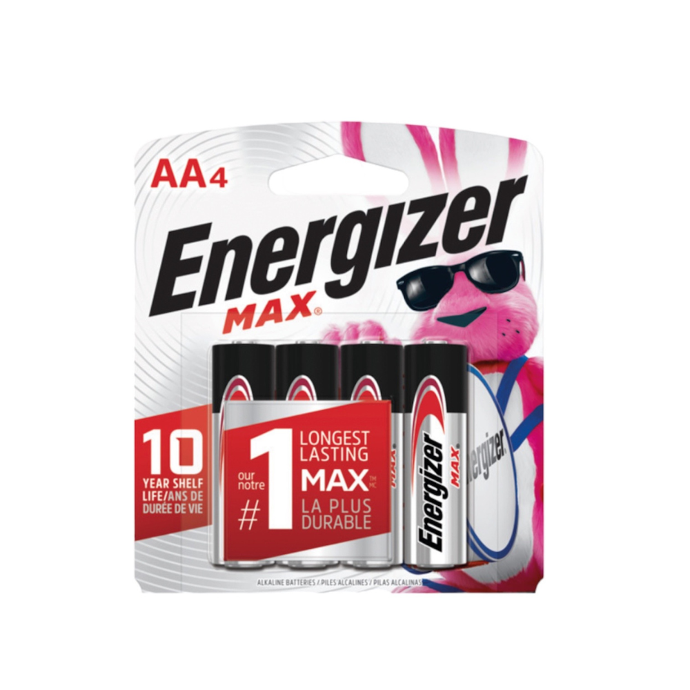 Baterias Energizer Max AA 4 Und