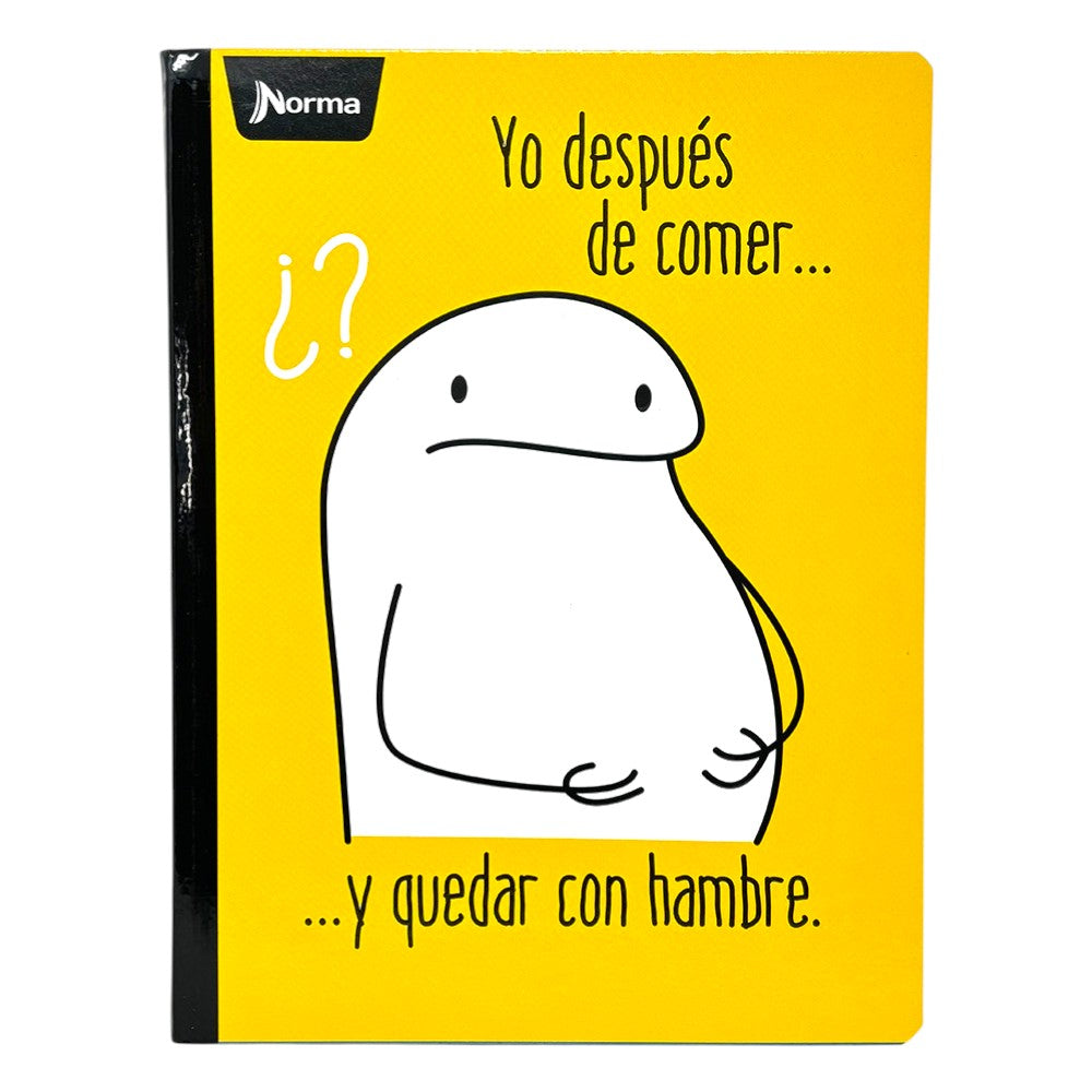 Norma Cuaderno Memes Doble Linea 100 Hojas Con Stickers Diseños Surtidos