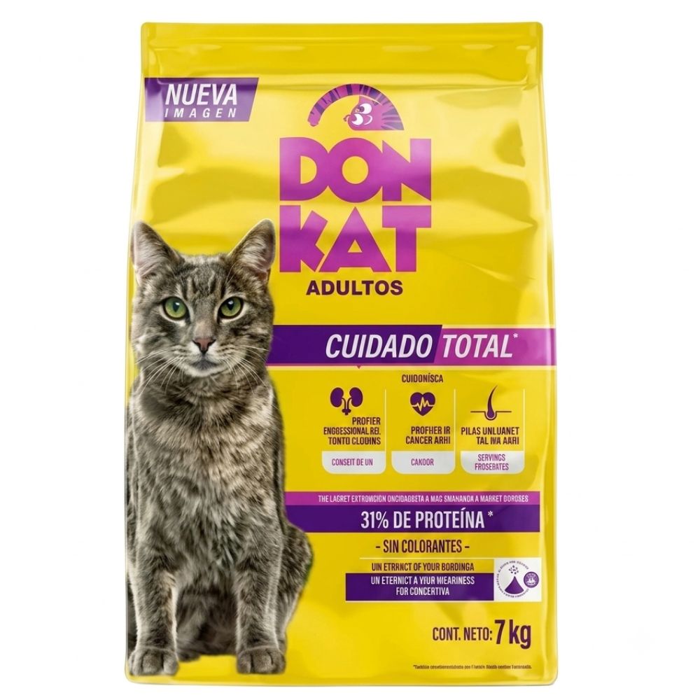 DON KAT comida para gato adulto Formula completa y balanceada 7 Kg