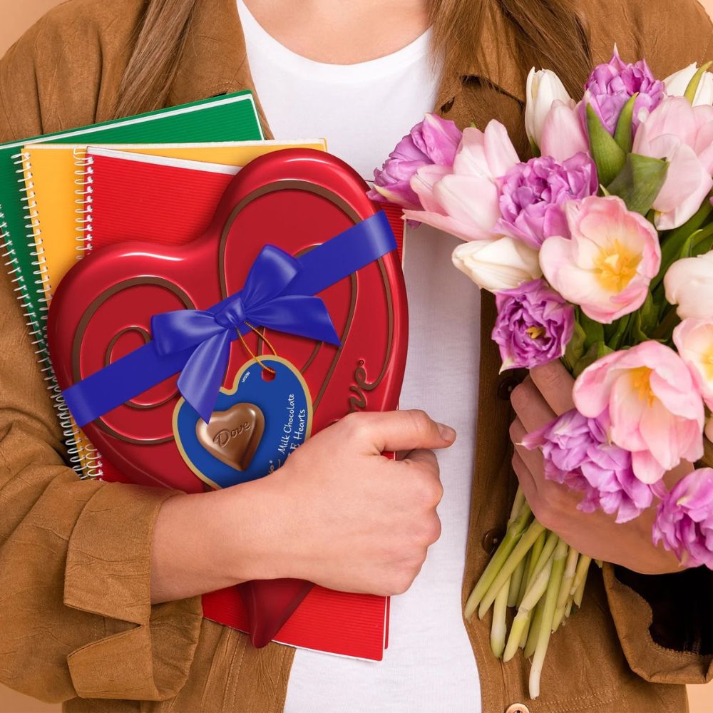 Dove Milk Chocolate Truffle Hearts Valentines 17 Bombones 165gr