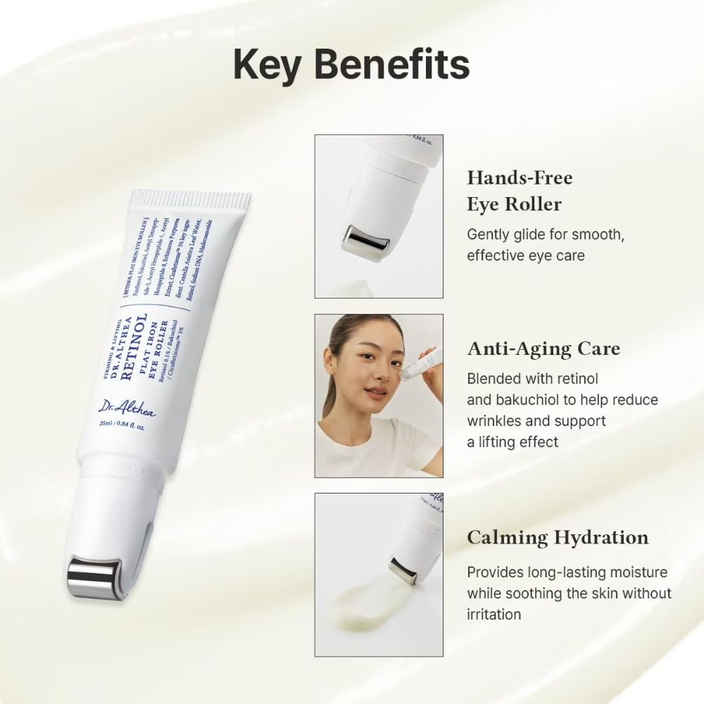 Dr. Althea Retinol Flat Iron Eye Roller 25ml