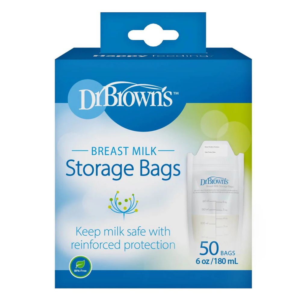 Dr.Browns Bolsas Para Almacenamiento De Leche Materna 50Und 180ml