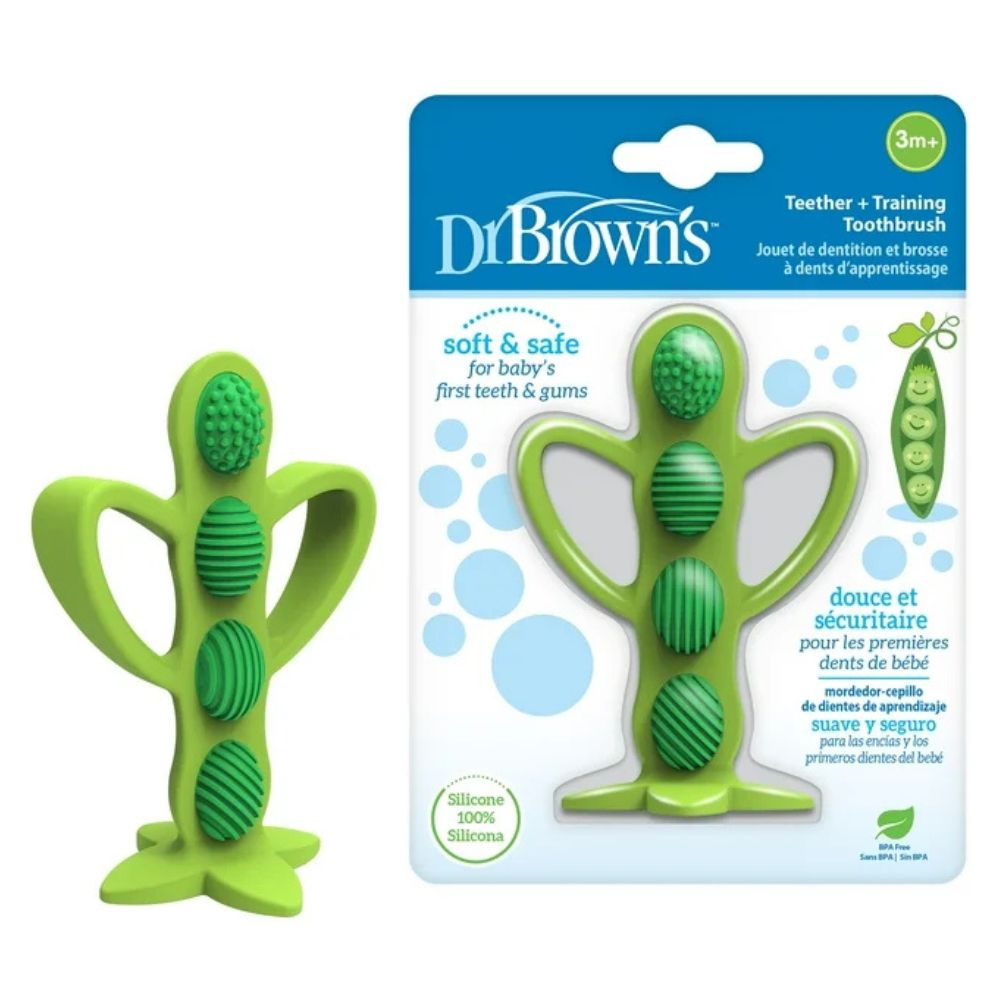 Dr.Browns Cepillo De Dientes De Aprendizaje Para Bebés 3m+