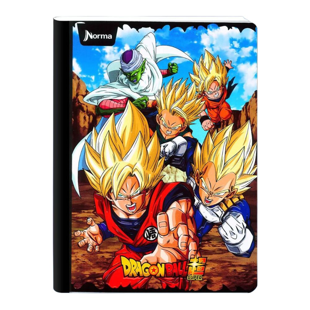 Norma Cuaderno Dragon Ball Una Linea 100 hojas Con Stickers Diseños Surtidos