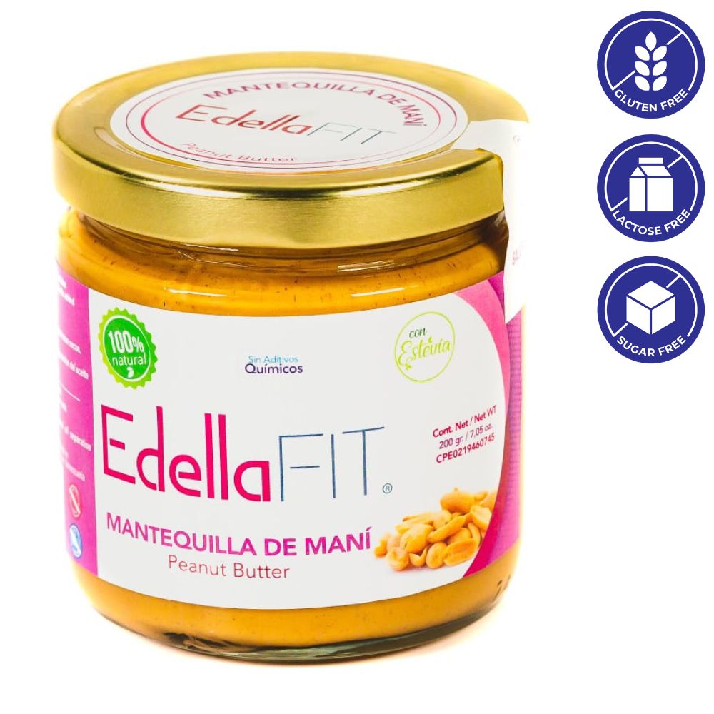 Edellafit Mantequilla de Maní Natural 200 gr