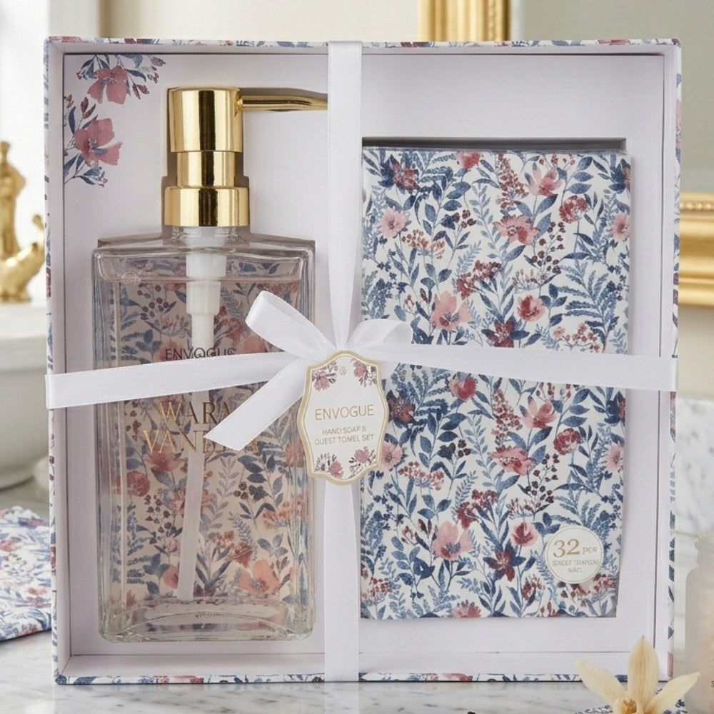 Envogue Hand soap & towels set