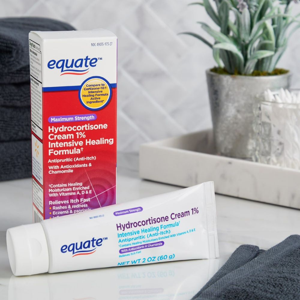 Equate Hydrocortisone Cream 1% Maximum Strenght 60gr