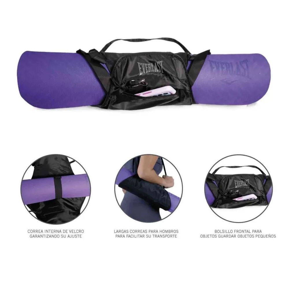 Everlast Bolso Para Colchoneta Yoga Mat Carrier Black
