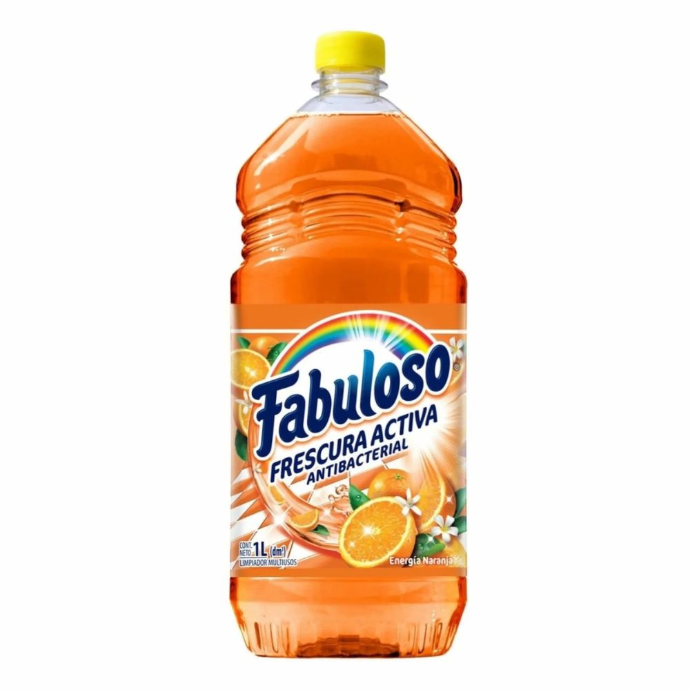 Fabuloso Limpiador Antibacterial Energía Naranja 1Lt
