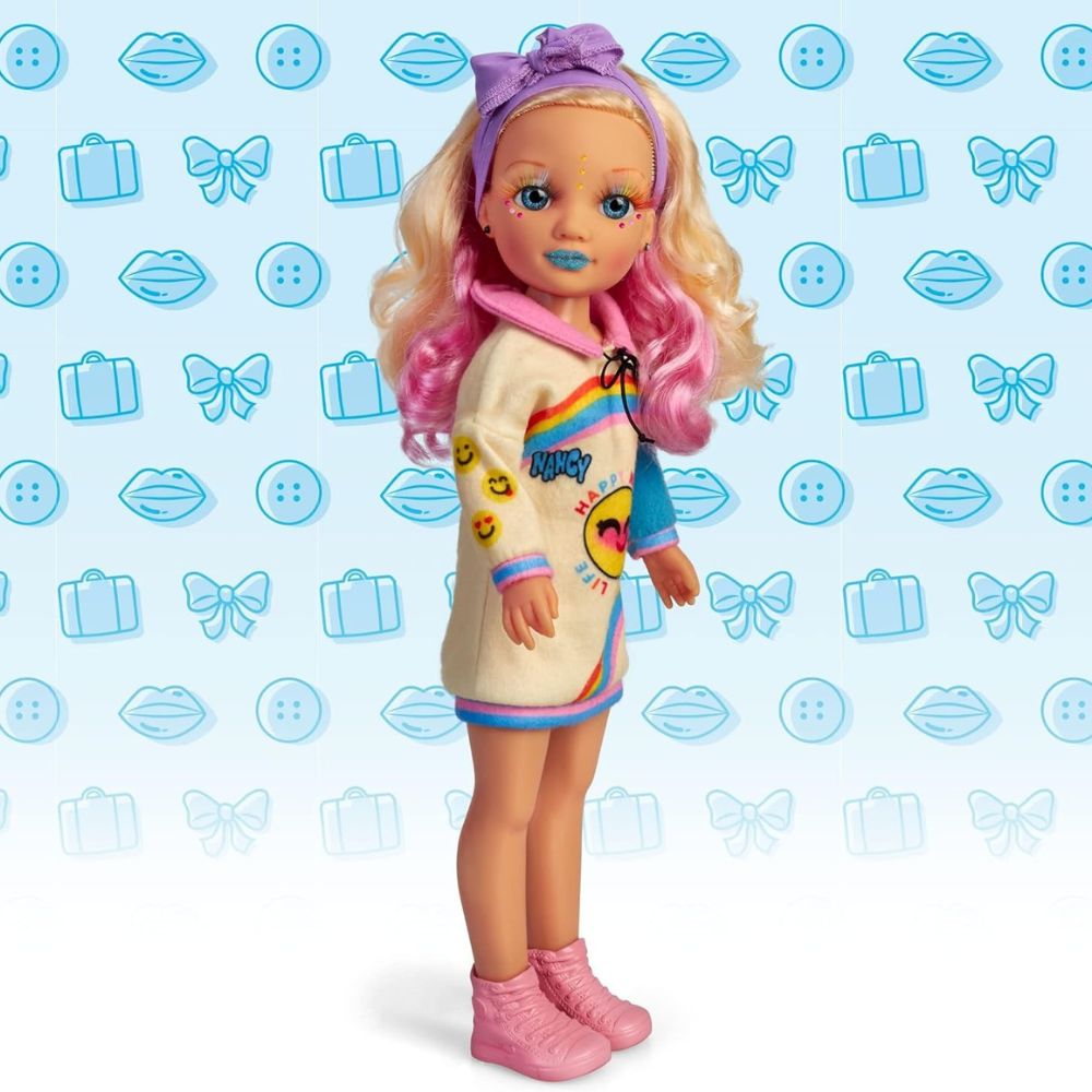 Famosa Muñeca Nancy Maquillaje De Arcoiris 3+