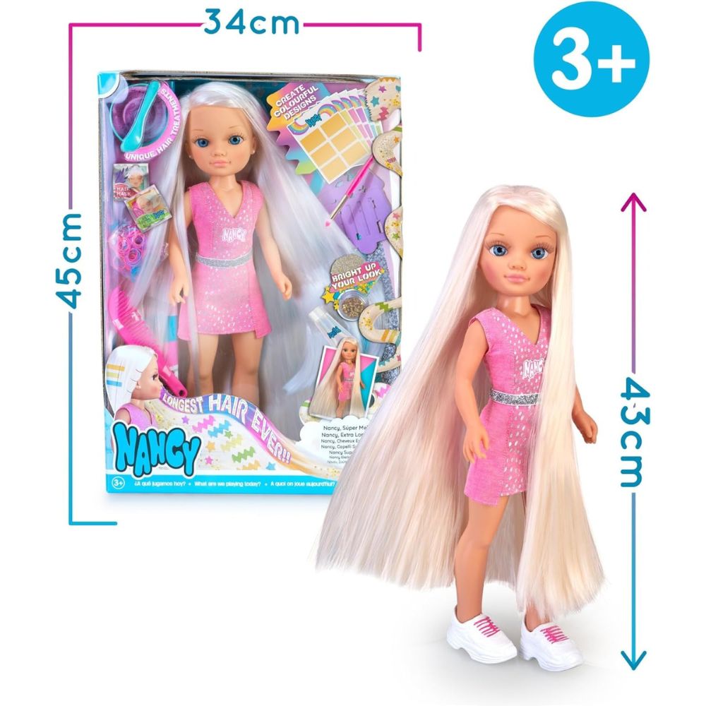 Famosa Muñeca Nancy Super Melena 3+