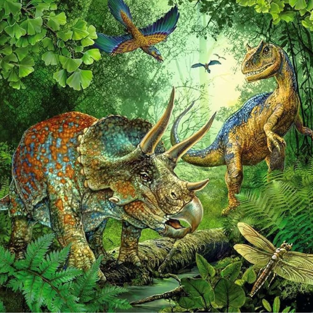 Ravensburger Rompecabezas Faszination Dinosaurier 3x49 Piezas