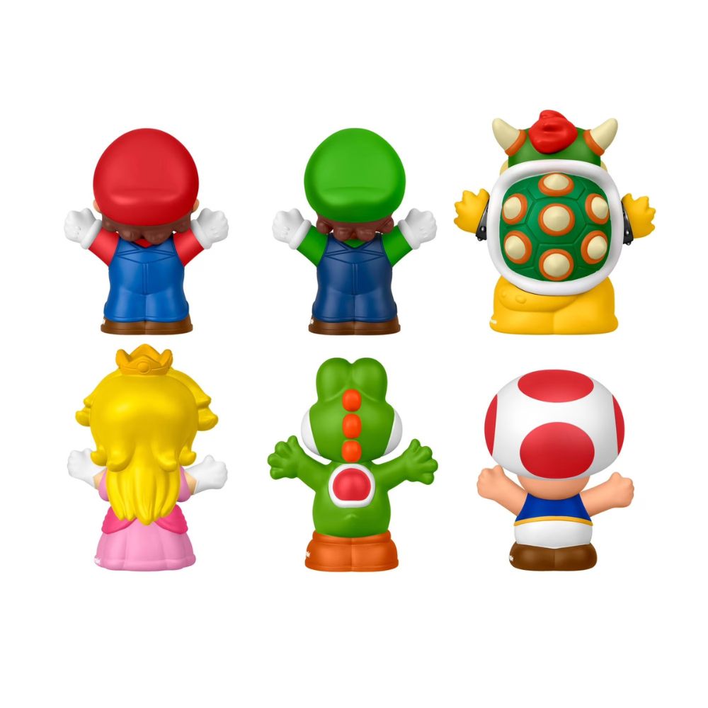 Fisher Price Little People My Mario Set De 6 Juguetes 1+