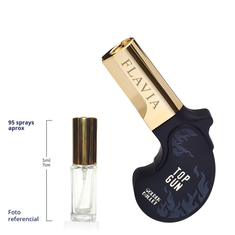 Flavia Top Gun Golden Bullet Decant Travel Size Eau De Parfum Unisex