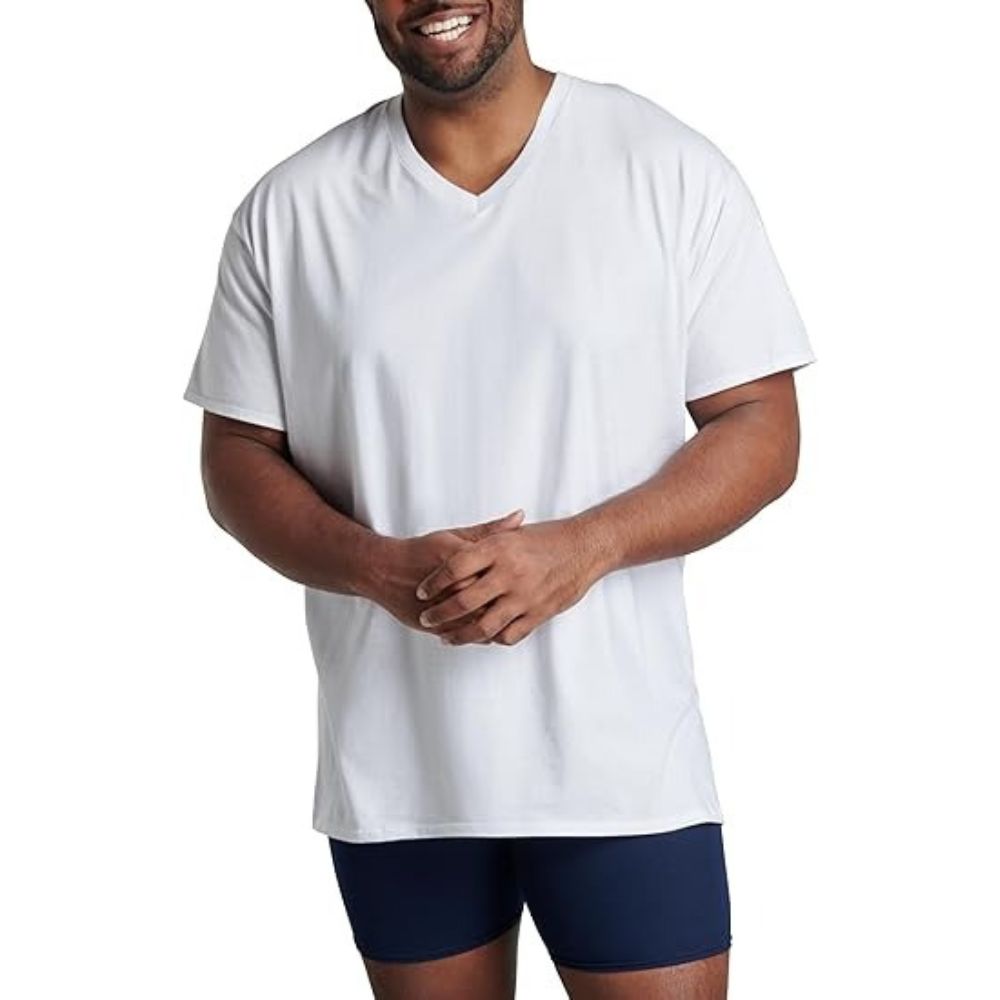 Fruit Of The Loom Franela V-Necks Tag-Free 3 Pack