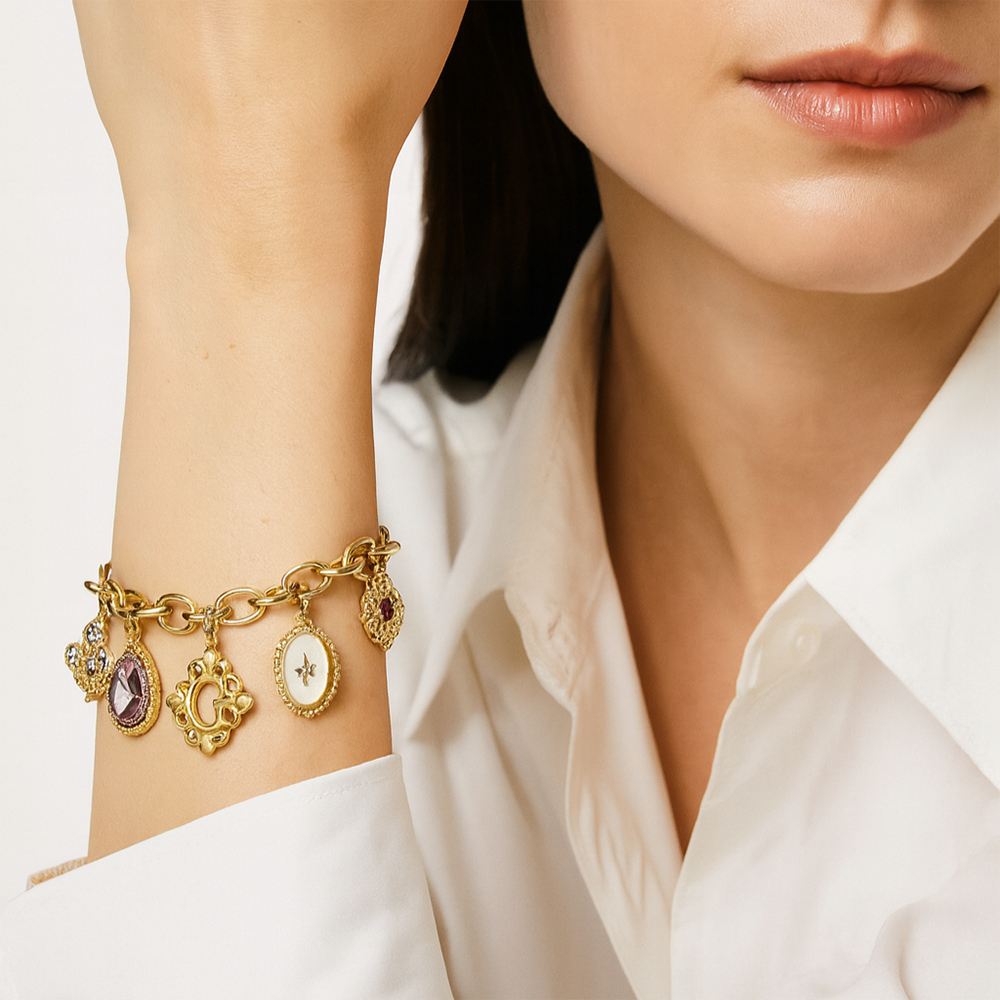 Guess Set De Pulsera Y Zarcillos