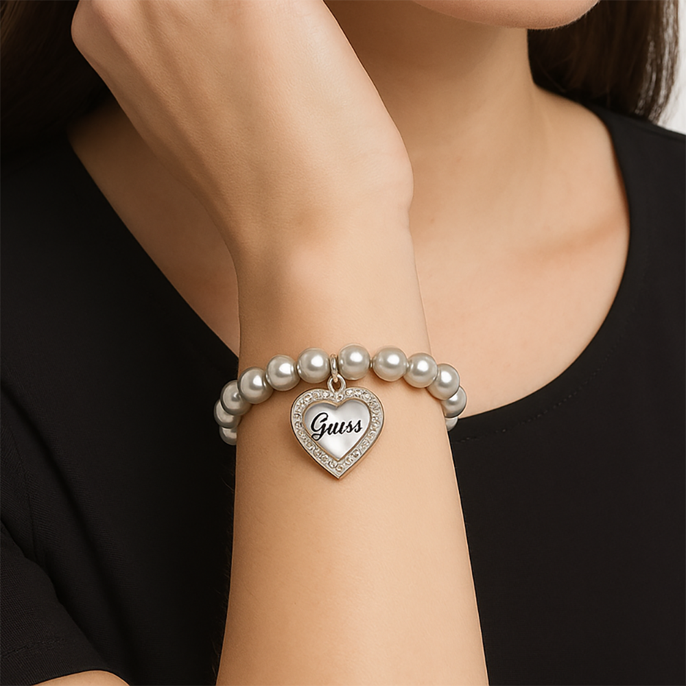 Guess Set De Pulsera Y Zarcillos