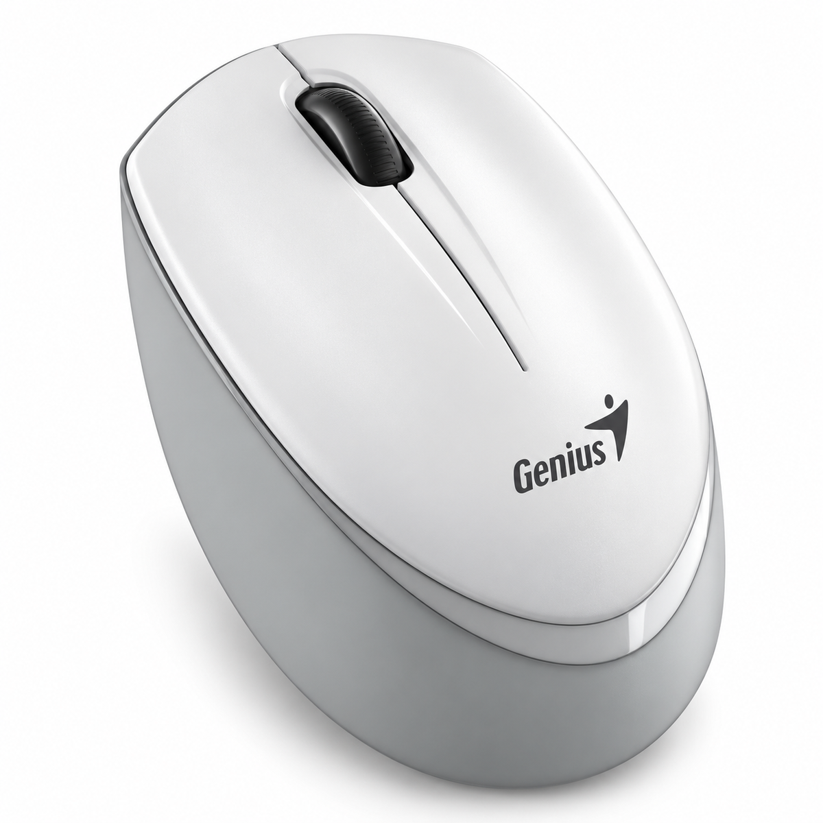 Genius Mouse Inalámbrico NX-7009 Color Blanco con Gris