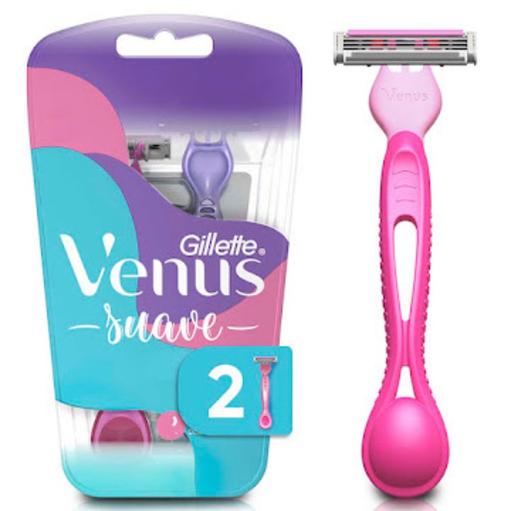 Gillette Maquina De Afeitar Venus Suave 3 Hojillas 2Und