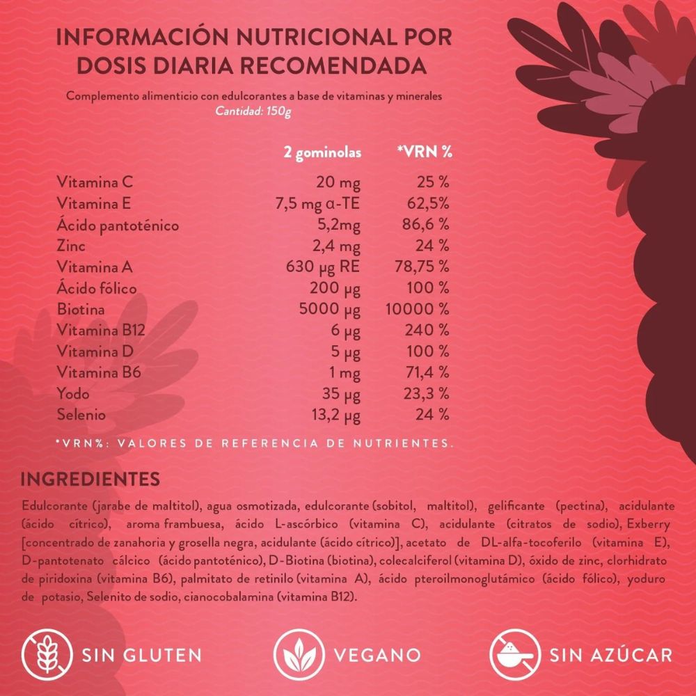 Gomicare Beauty Bloom Sabor Raspberry 60 Und