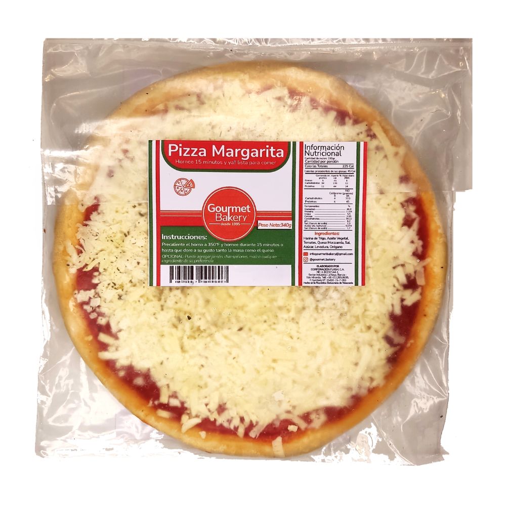Gourmet Bakery Pizza 23cm Margarita 340 gr