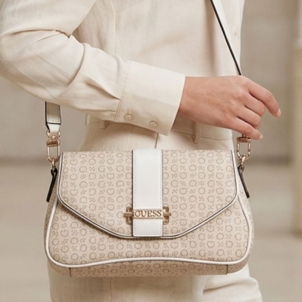 Guess Cartera Crossbody Erika Khaki