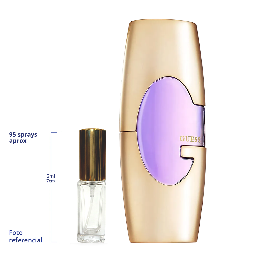 Guess Gold Decant Travel Size 5ml y 10ml 75 a 150 Sprays Aprox Eau De Parfum Woman